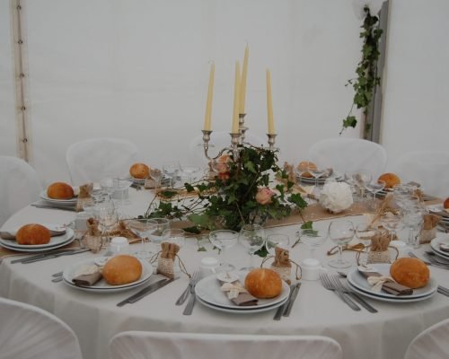 table de réception